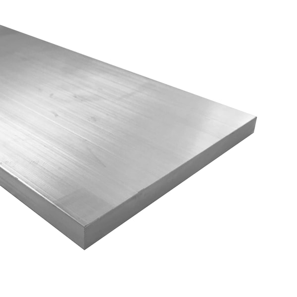 1" x 8" Aluminum Flat Bar, 6061 Plate, 1" Length, T6511 Mill Stock